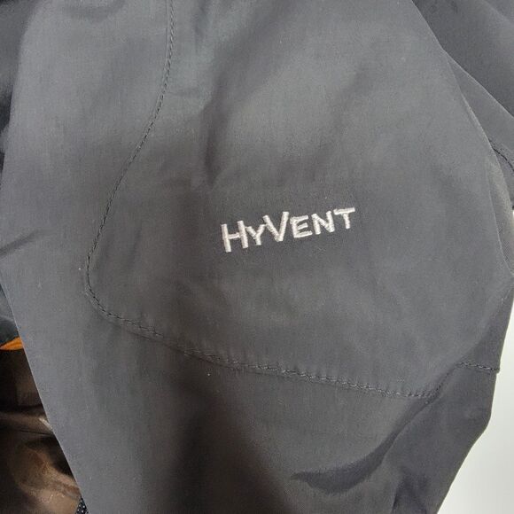 Men's L The North Face Hyvent Orange & Brown Snow Jacket - Picture 5 of 8